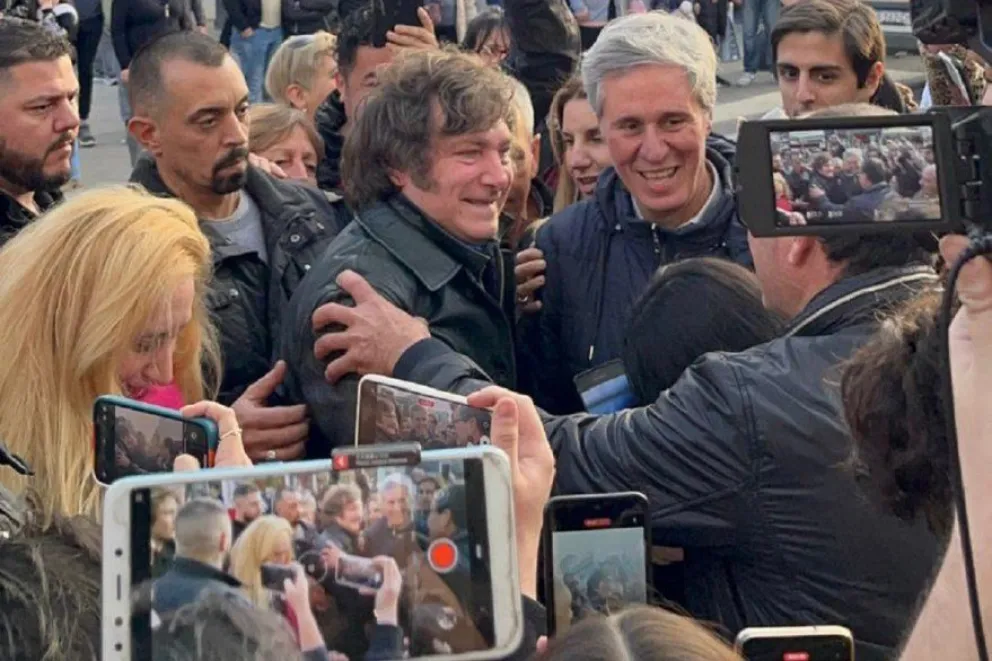 La visita cuando era candidato a presidente en 2023.