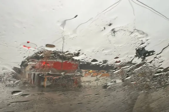 La lluvia alcanzó 15 milímetros y cesaron las alertas de tormentas