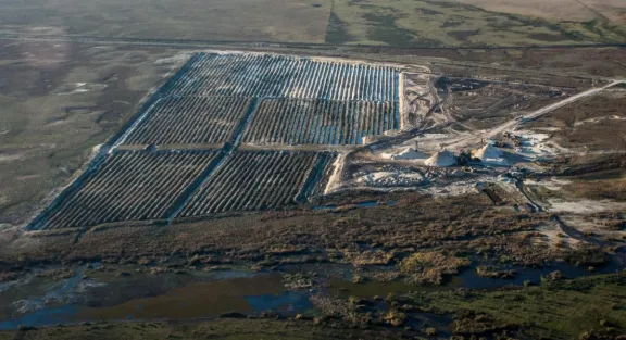 Areneras, pasivo ambiental irreparable