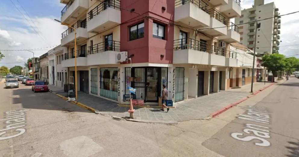 El lugar del accidente esta madrugada.