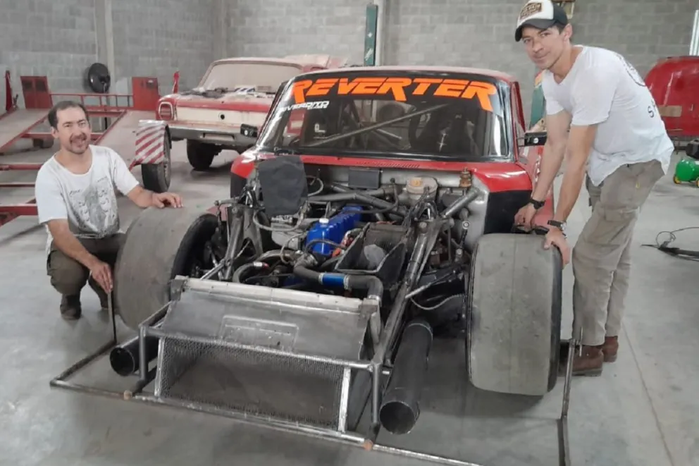 Cristian Reverdito, uno de los animadores de TC del Litoral, clase "B". Foto R2820.