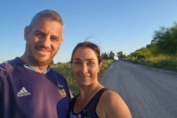 A un mes del accidente en Brasil, Walser y su esposa regresaron a Colón