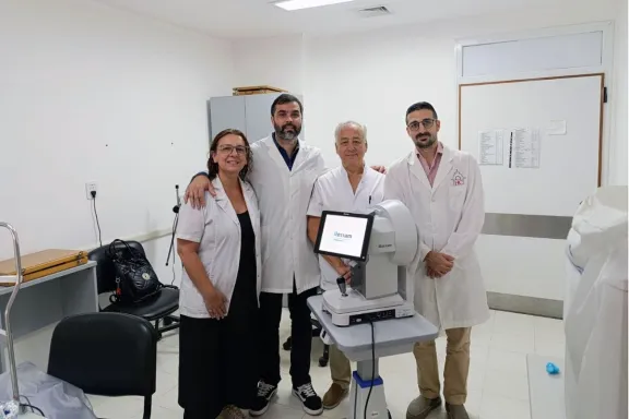 Con donaciones del Juzgado Federal y fondos propios, el Centenario incorporó equipos oftalmológicos