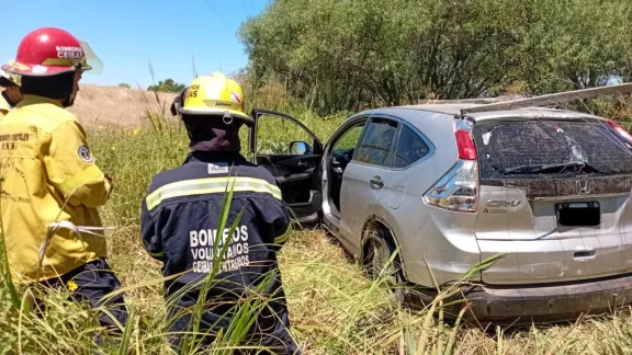 Reventó un neumático y despistó: un hombre de Chajarí resultó herido en la ruta 12