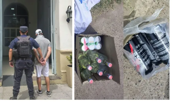 Recuperaron bebidas sustraídas de un camión repartidor