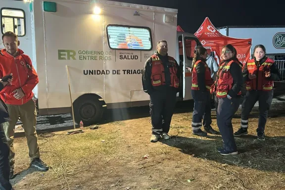 Solo dos pacientes fueron derivados al Centenario durante el recital de La Renga