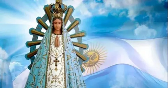 Madrecita azul y blanca!!