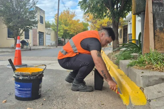Realizan trabajos en cordones de zona norte