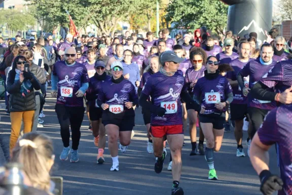 Cerca de 350 corredores participaron del maratón solidario Lazos Run