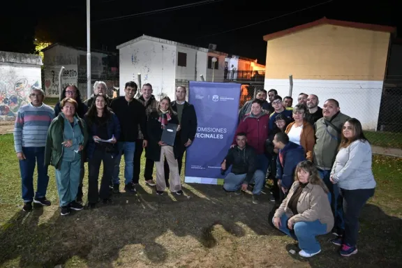 Se conformó la nueva Comisión Vecinal del Barrio 348 "Eva Perón"