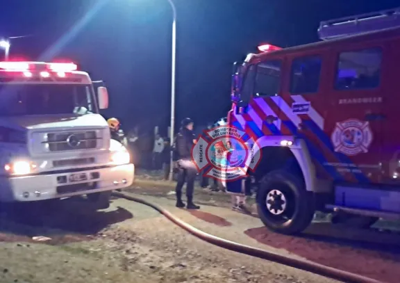 Trágico incendio en Concepción del Uruguay: murió un hombre de 39 años