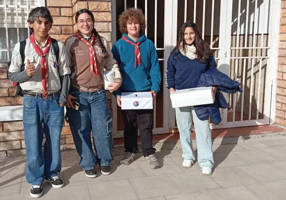 Exitosa colecta solidaria: Scouts San Juan Bautista reunieron cerca de 4 millones de pesos para el Hogar de Ancianos