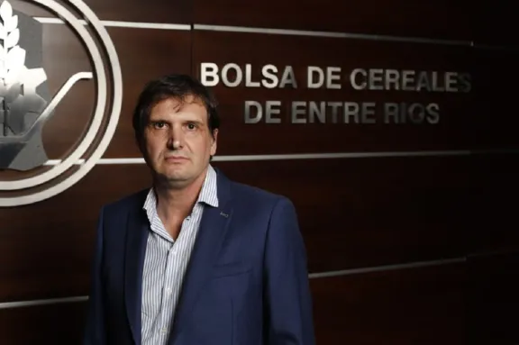 Las retenciones nos sacan de la cancha afirma Diego Camuñas de la Bolsa de Cereales