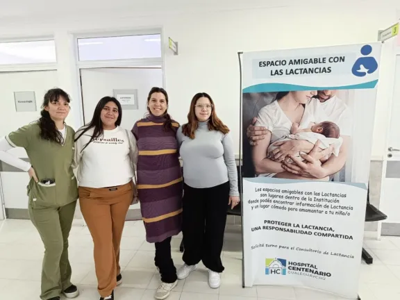 El Hospital Centenario celebró el día mundial de Protección de la Lactancia Materna
