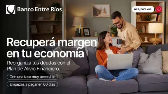 El Banco Entre Ríos ofrece hasta 60 cuotas con el programa de alivio financiero