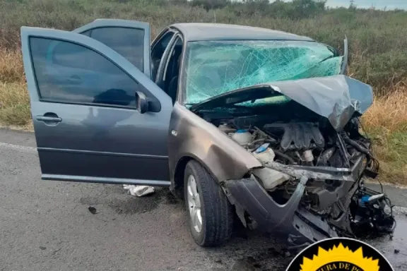 Fatal choque en ruta 18: un hombre murió por el impacto