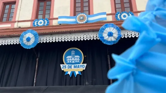 El Parque de la Estación está listo para la gran Fiesta del 25 de Mayo