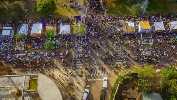 Una multitud disfrutó el 25M en el Corsódromo