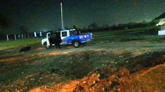 Robaron cableado eléctrico en el predio de Atlético Sur y dejaron sin luz a las canchas del club
