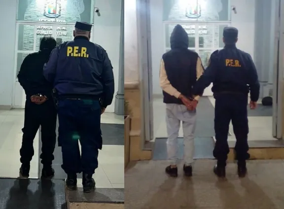 Detuvieron a dos hombres por violencia de género