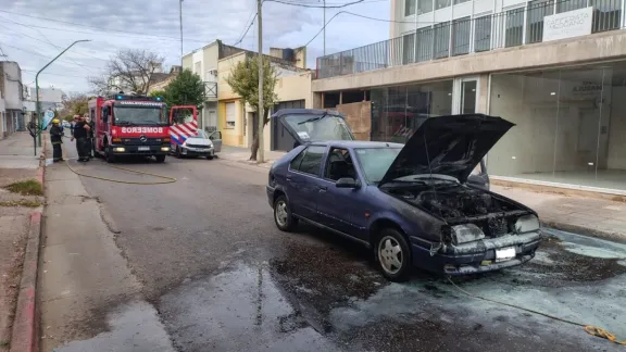 Incendio en pleno centro