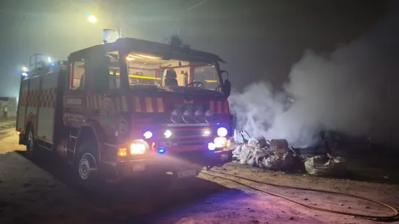 Un incendio destruyó por completo una vivienda en barrio Los Espinillos