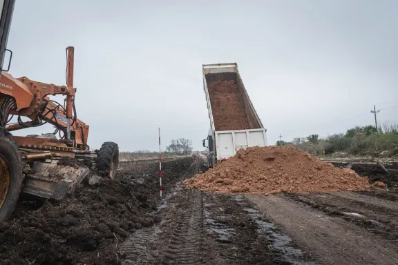 Repondrán ripio en la ruta provincial Nº 17 de Costa Uruguay Sur
