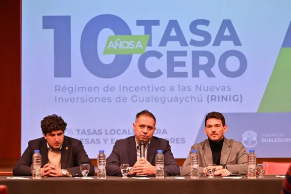 Sin tasas por 10 años: Davico anunció incentivos para nuevas inversiones