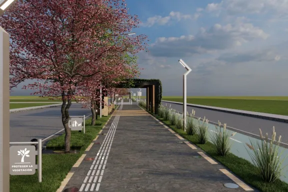 Modernizarán por completo las plazoletas de Avenida Cándido Irazusta