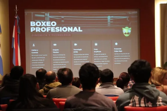 Dictaron una capacitación sobre el Reglamento Argentino de Boxeo