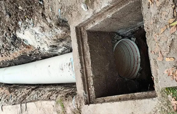 Mejoran desagues pluviales en Larroque