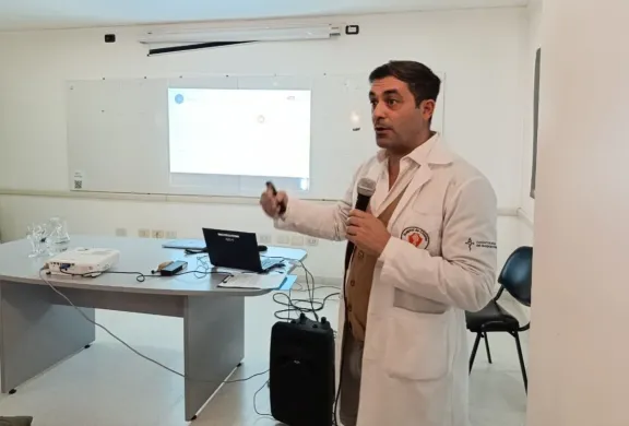 Con una exposición sobre el shock séptico, cerró el segundo mes del curso de emergencias hospitalarias