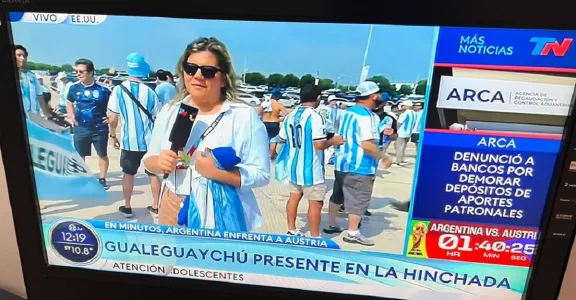 En Dallas ya flamea la bandera de Gualeguaychú para ver la Scaloneta