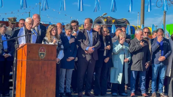 Pueblo Belgrano celebra su primer Día de la Bandera como Fiesta Provincial