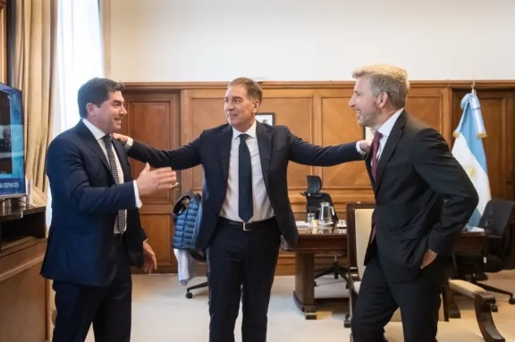Frigerio mantuvo su primera reunión con Santilli como jefe de Gabinete