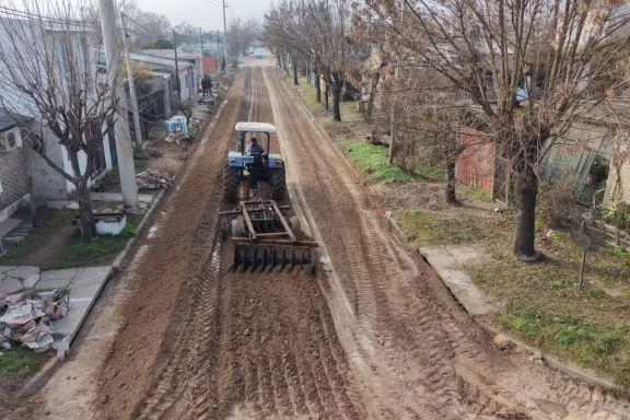 La reconstrucción de calle Perigán entra en su fase de asfaltado