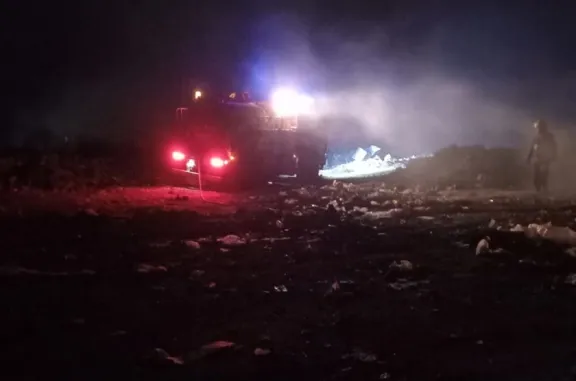 Sofocaron un incendio en el basural de Pueblo General Belgrano