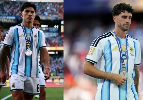 "Gracias": la emoción de Lisandro Martínez y Marco Senesi tras la final del Mundial
