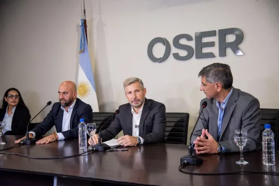 Frigerio destacó que OSER tiene más prestaciones, cobertura y cuentas ordenadas