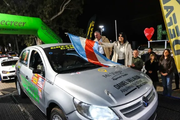 La vicegobernadora inauguró el Rally Entrerriano en Hernández