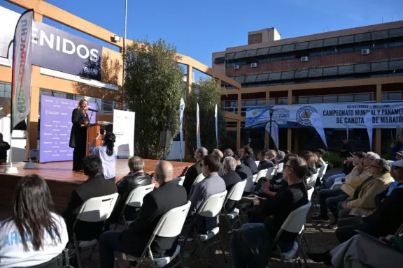 En el CeNARD anticiparon cómo será el Mundial de Canotaje Maratón