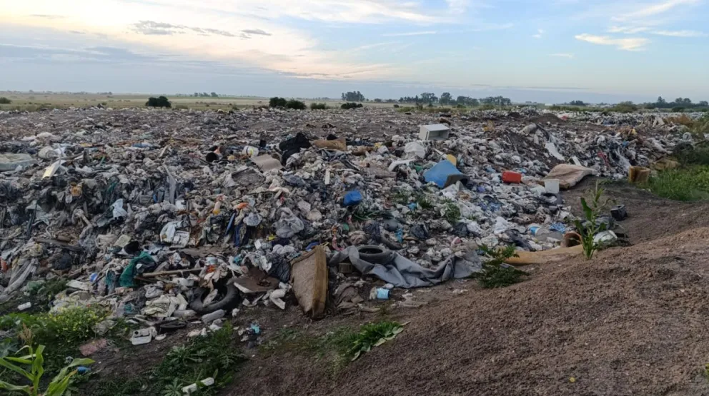 El basural en mayo de 2025.