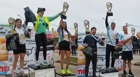 Doble podio para Pueblo Belgrano en el maratón de Macía