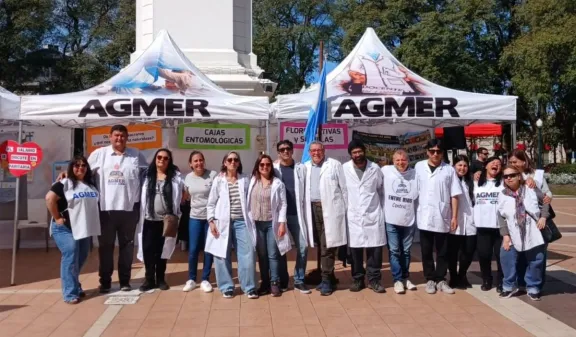 El 27 de octubre la carpa itinerante de AGMER llega a la ciudad por el reclamo docente