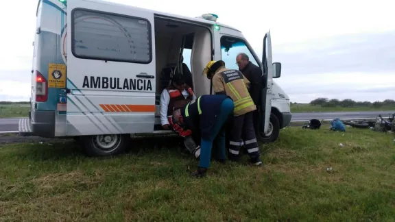Tarde de siniestros en la Ruta 12: un herido y una familia a salvo tras volcar